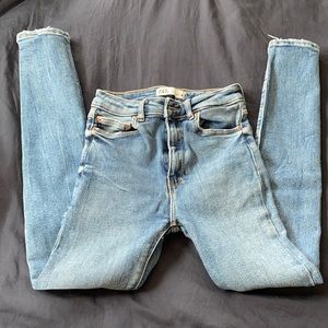 Zara high waist denim.